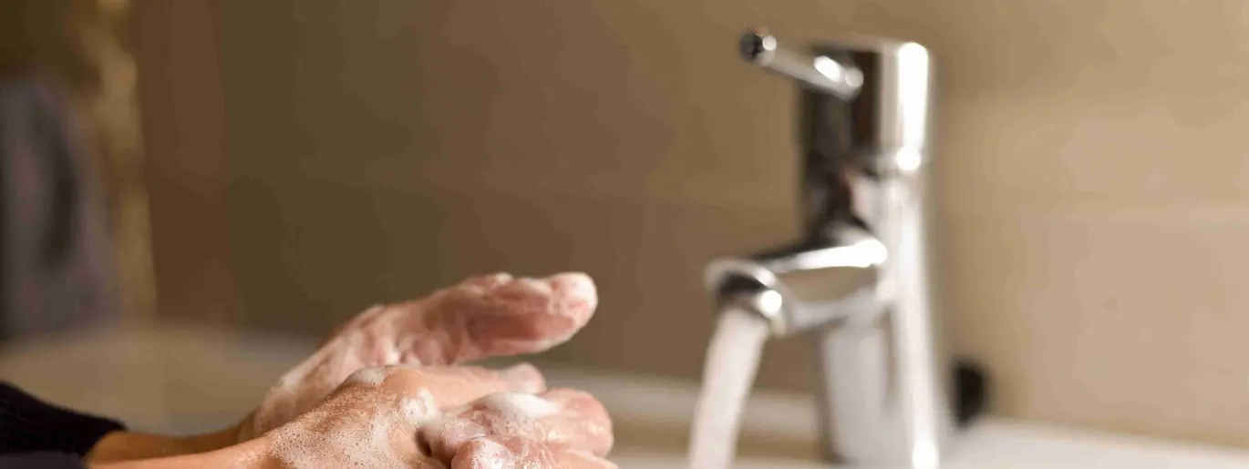 Washing hands